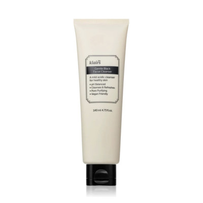 DEAR KLAIRS Пінка для делікатного очищення обличчя Gentle Black Facial Cleanser 140мл DEAR KLAIRS Пінка для делікатного очищення обличчя Gentle Black Facial Cleanser 140мл