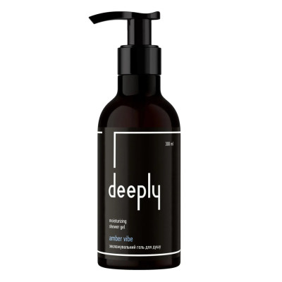 Deeply Зволожувальний гель для душу Amber Vibe Moisturizing Shower Gel 300мл