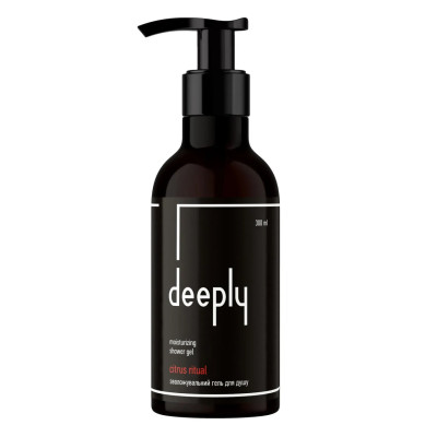 Deeply Зволожувальний гель для душу Citrus Ritual Moisturizing Shower Gel 300мл