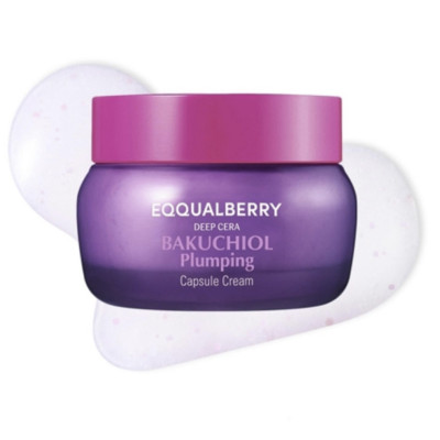 EQQUALBERRY Капсульний крем з бакучіолом Bakuchiol Plumping Capsule Cream 50мл