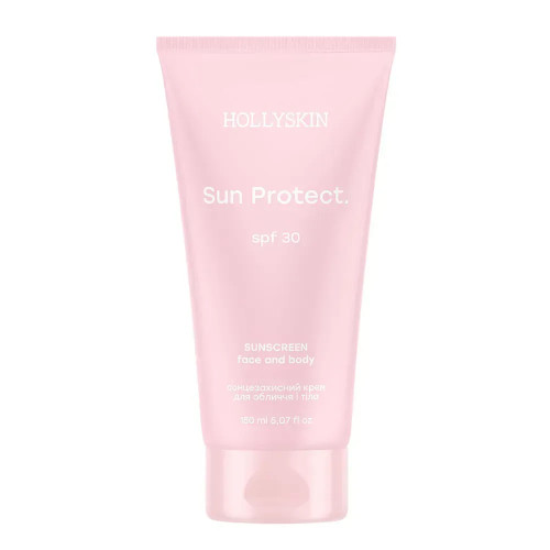 HOLLYSKIN Сонцезахисний крем для обличчя і тіла Sun Protect. SPF30 150мл