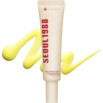 K-SECRET SEOUL 1988 Крем під очі проти зморшок з вітаміном А Eye Cream : Retinal Liposome 4% +Fermented Bean 30мл