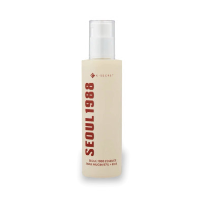K-SECRET Заспокійлива есенція з фільтратом слизу равлика та рисом SEOUL 1988 Essence : Snail Mucin 97% + Rice 100ml 