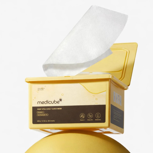 Medicube Щоденні маски для швидкого відновлення Deep Vita C Daily Quick Mask 30шт
