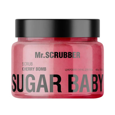 Mr.SCRUBBER Цукровий скраб для тіла Sugar Baby Cherry Bomb 450г Mr.SCRUBBER Цукровий скраб для тіла Sugar Baby Cherry Bomb 450г