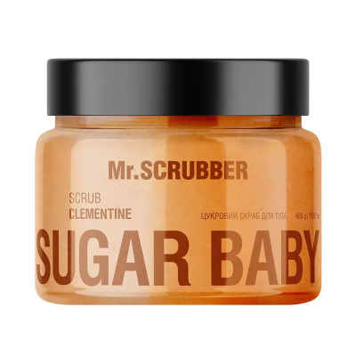 Mr.SCRUBBER Цукровий скраб для тіла Sugar Baby Clementine 450г Mr.SCRUBBER Цукровий скраб для тіла Sugar Baby Clementine 450г