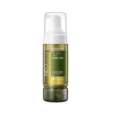 NEOGEN Пінка для вмивання з листям зеленого чаю Real Fresh Foam Green Tea 160мл