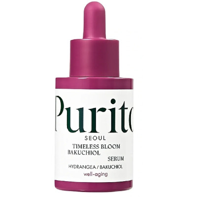 Purito Сироватка з бакучіолом Bakuchiol Timeless Bloom Revitalizing Serum 30мл Purito Сироватка з бакучіолом Bakuchiol Timeless Bloom Revitalizing Serum 30мл