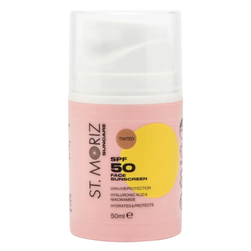 St Moriz Тонуючий сонцезахист для обличчя Suncare SPF 50 Tinted Face Sunscreen 50ml