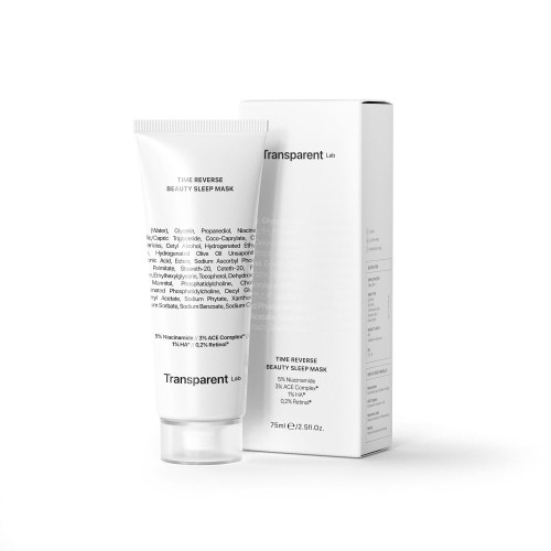 TRANSPARENT-LAB Нічна антивікова маска Time reverse beauty sleep mask 75 мл