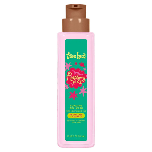 Tree Hut Гель для душу Raspberry Fizz Foaming Gel Wash 532ml (New Pump)