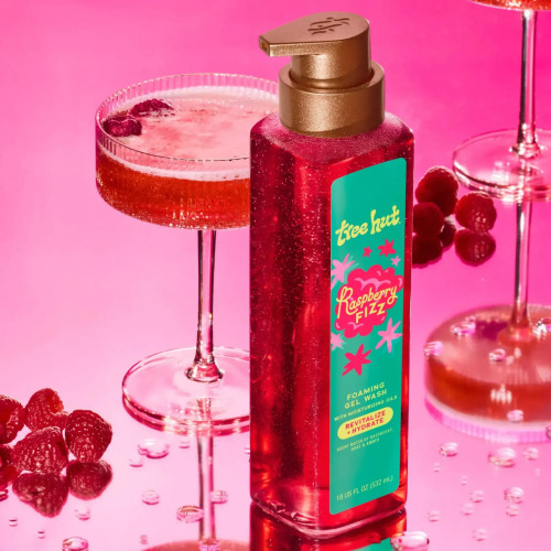 Tree Hut Гель для душу Raspberry Fizz Foaming Gel Wash 532ml (New Pump)