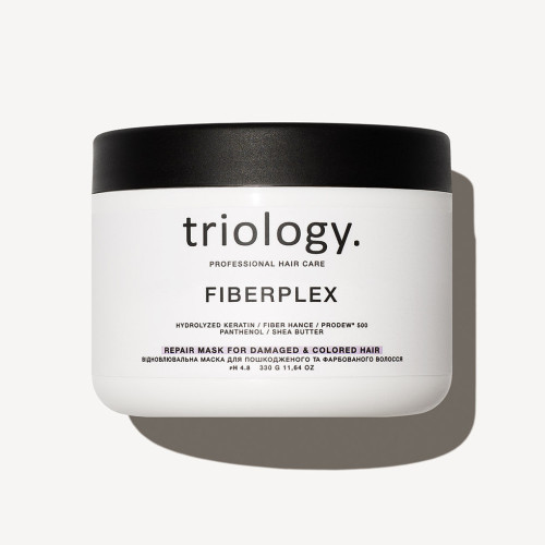 Triology Відновлювальна маска для пошкодженого та фарбованого волосся Fiberplex 330г