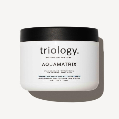Triology Зволожувальна маска для всіх типів волосся Aquamatrix 330г Triology Зволожувальна маска для всіх типів волосся Aquamatrix 330г