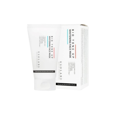 Usolab Маска для освітлення шкіри та ефекту миттєвого сяяння Bio Tone Up Whitening Mask 50мл Usolab Маска для освітлення шкіри та ефекту миттєвого сяяння Bio Tone Up Whitening Mask 50мл