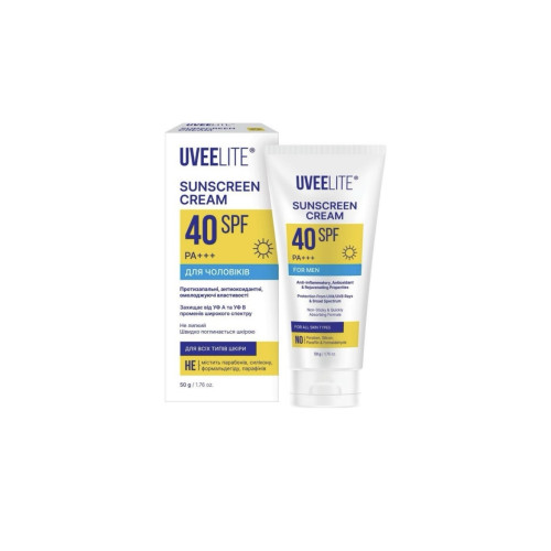 Uveelite® SPF 40 For Men УФ-лайт SPF 40 для чоловіків 50мл