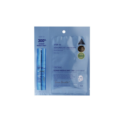 VT COSMETICS Зволожуюча двоетапна маска для обличчя Hydrop Reedle Shot 300hl 2-step mask 1шт