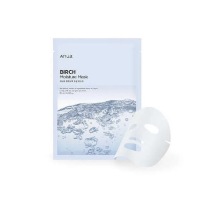 Anua Зволожувальна тканинна маска для обличчя з березовим соком Birch Moisture Mask 1 шт 25 мл Anua Зволожувальна тканинна маска для обличчя з березовим соком Birch Moisture Mask 1 шт 25 мл