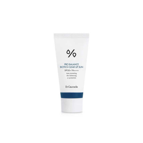 Dr. Ceuracle  Сонцезахисний освітлюючий крем з пробіотиками SPF 50 Pro Balance Biotics Clear Up Sun  50мл