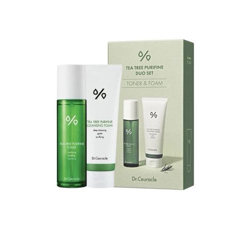Dr.Ceuracle Набір засобів з чайним деревом (тонер + пінка для вмивання) Tea Tree Purifine Duo Set 