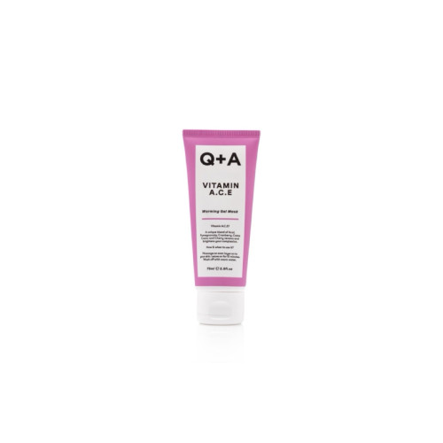 Q+A Мультивітамінна маска для обличчя Vitamin A.C.E. Warming Gel Mask 75ml 