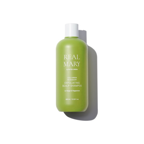 Rated Green Глибокоочищаючий відлущуючий шампунь з соком розмарину Real Mary Cold Brewed Rosemary Exfoliating Scalp Shampoo 400ml