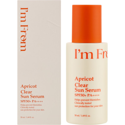 I'M FROM Сонцезахисна сироватка з абрикосом Apricot Clear Sun Serum 50мл