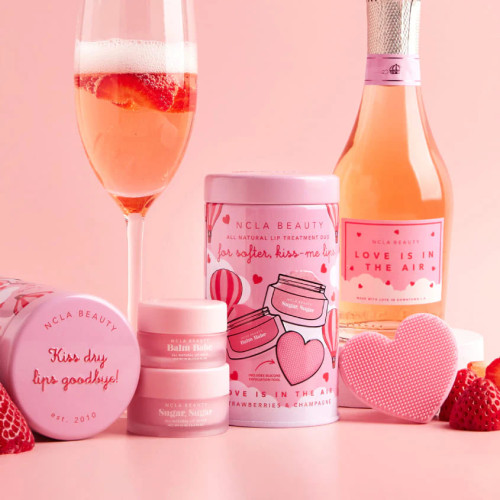 NCLA Beauty Подарунковий набір для догляду за губами «Рожеве шампанське»  Pink Champagne Lip Care Set
