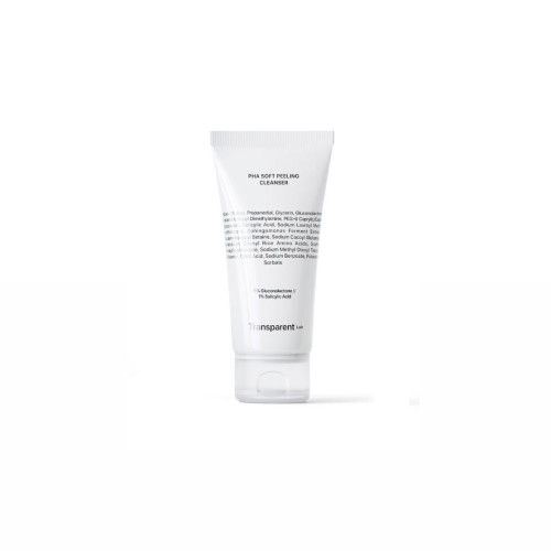TRANSPARENT-LAB Очищуючий засіб для обличчя з ефектом пілінгу PHA Soft peeling cleanser 60мл