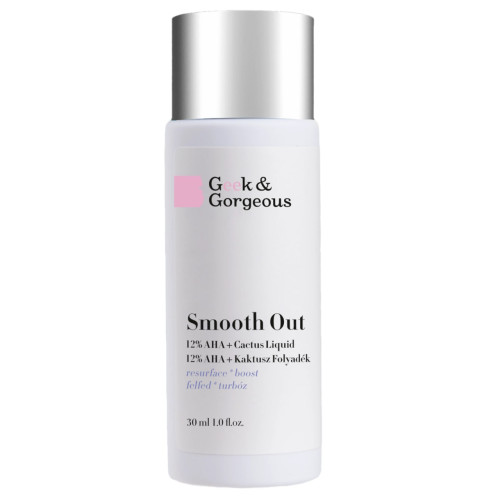 Geek & Gorgeous Тонер-ексфоліант з AHA кислотами та екстрактом кактуса  Smooth Out 30ml
