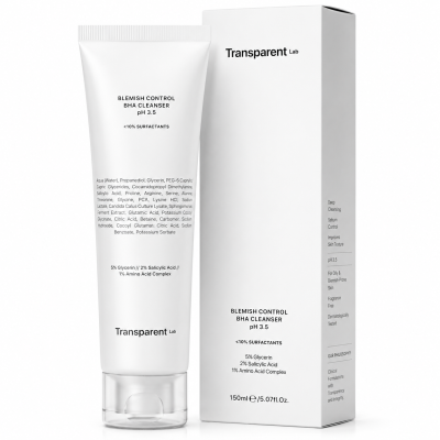 TRANSPARENT-LAB Очищаючий гель для шкіри, схильної до висипів  Blemish Control BHA Cleanser 150 мл